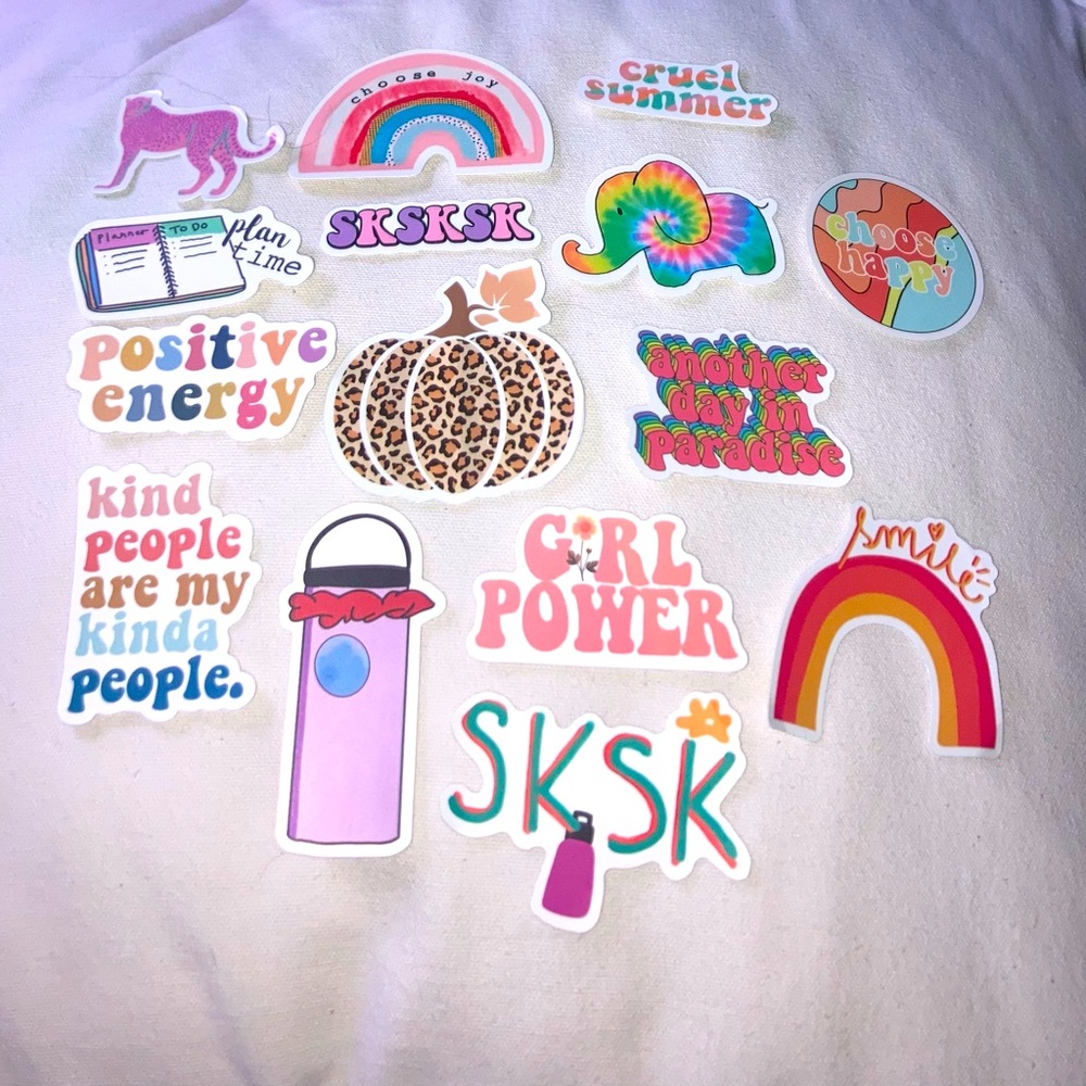 Preppy stickers